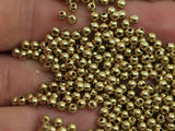 100 Raw Brass Spacer Bead , Findings (3 mm)  brs 0103 (B0030)