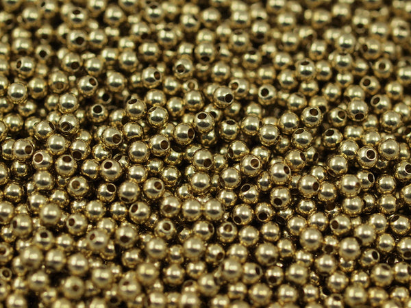100 Raw Brass Spacer Bead , Findings (3 mm) brs 0103 (B0030)