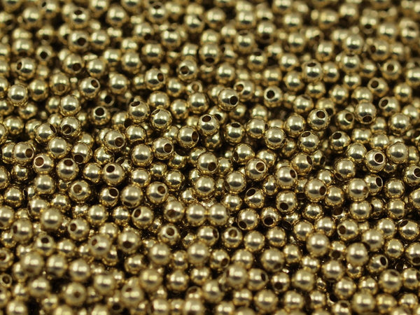 100 Raw Brass Spacer Bead , Findings (3 mm)  brs 0103 (B0030)