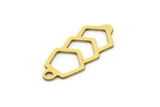 Brass Charm, 12 Raw Brass, Brass Pendants, Charm Pendants, Brass Charms With 1 Loop (21x9x0.60mm) SMP0925