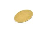 Pirinç Oval Boşluk, 12 Ham Pirinç, Pirinç Boşluklar, Pirinç Oval Boşluklar (21,5x16x0,60 mm) A2210