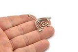 Steel Dandelion Charm, 12 Stainless Steel Taraxacum Charms With 1 Loop (35x30x0.80mm) SMP1135 A5990