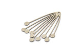 Steel Fringed Charm, 6 Stainless Steel Fringe Shaped Charms With 1 Hole (44x33x0.80mm) SMP1134 Y259