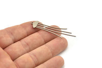 Steel Jellyfish Charm, 12 Stainless Steel Jellyfish Charms With 1 Loop, Charm Pendants (50x11x0.80mm) SMP1139 A2648