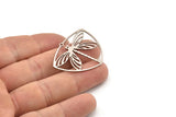 Steel Dragonfly Charm, 4 Stainless Steel Dragonfly Charms With 1 Loop (30x36x0.80mm) SMP1161