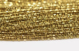 Ball Chain, Link Chain, Brass Chain, 5 M (1mm) Raw Brass Chain - ( Z087 )