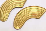 Vintage Brass Craft, Vintage Brass Textured Finding (51x19mm)