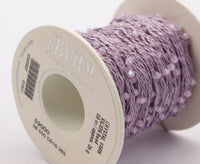 1 Spool - 50 Meters - 2.5 mm Swarovski Crystal Cotton Yarn, Purple