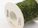 1 Spool - 50 Meters - Swarovski Crystal Cotton Yarn, Olivine
