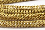 Raw Brass Vintage, 152 M (4mm) Raw Brass Mesh Chain Ch002 ( Z109 )