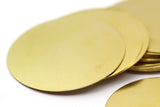 Brass Round Blank, 2 Raw Brass Huge Round Stamping Blanks (75x0.60mm) BS 1676