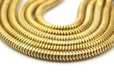 Huge Snake Chain, 2M Raw Brass Snake Chain (3.2mm) - W62-3.2  ( Z113 )