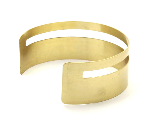 Raw Brass Cuff Bracelet Bangle (25x155x0.80mm )  Brc024