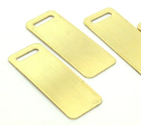 Brass Bracelet Blank, 10 Raw Brass Bracelet Blanks with 1 Holes (15x40mm)  Brass 0097 A0318