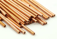 Copper Tube Beads - 1000 Raw Copper Tube Beads (2x45mm)