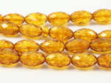 Baltic Amber 10.5x6.8 Mm Laser Faceted Beads T090