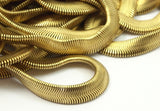 Snake Chain, 2m Raw Brass Snake Chain (6mm) - ( Z072 )