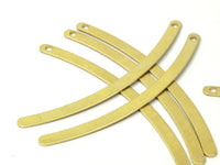 Long Choker Pendant, 5 Raw Brass Choker Pendants  (80x4.70x0.80mm)  Brs 80-0 b0008
