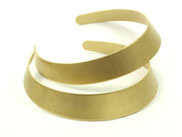 Raw Brass Cuff - 4 Raw Brass Cuff Bracelet Bangle Without Holes (6-12x140x0.80mm) Brc034