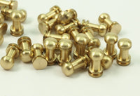 20 Raw Brass Industrial  Findings (9x5 Mm)