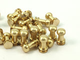 20 Raw Brass Industrial  Findings (9x5 Mm)