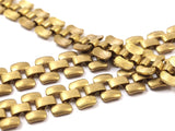 Knitted Brass Chain, 1M Raw Brass Chain (9.5mm)  ( Z077 )