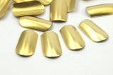 Brass Glue On Nails, 20 Raw Brass Artificial Nails, Glue On Nails   D229--Y344