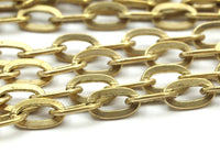 1 M. Raw Brass Chain (7x4.5mm) Or9255