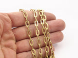 1 M. Raw Brass Chain (7x4.5mm) Or9255