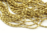 5 M. (1.2 mm) Sticks Raw Brass Ball Chain - W6A5   Z088
