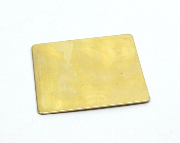 5 Raw Brass Square Blanks   (45x45x0.80 Mm)   D0281--C103