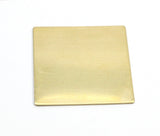 Raw Brass Square, 5 Raw Brass Square Blanks (40x40x0.80mm)   D0279--C102