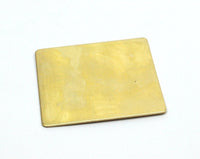 5 Raw Brass Square Blanks   (45x45x0.80 Mm)   D0281--C103