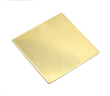 Raw Brass Square, 5 Raw Brass Square Blanks (40x40x0.80mm)   D0279--C102
