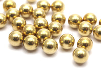 20 Raw Brass Ball Beads Without Holes 8 Mm Bs-1095--r005