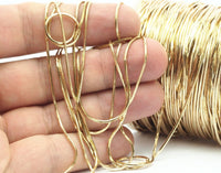 Brass Snake Chain, 5 M. Raw Brass Snake Chain (1mm) Bs 1365