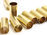 5 Raw Brass Tubes (12x30mm) Bs 1476