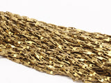 2 M Raw Brass Bar chain (11x2.2mm) Bs 1065