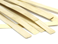 Brass Bracelet Blank, 5 Raw Brass Bracelet Stamping Blanks, Bangles (145x10x0.60mm) D0384