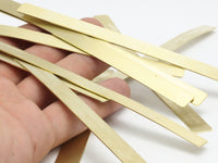 Brass Bracelet Blank, 5 Raw Brass Bracelet Stamping Blanks, Bangles (145x10x0.60mm) D0384