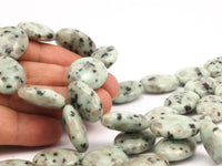 Kiwi Jasper 24x18 Mm Round Gemstone Beads 15.5 Inches Full Strand G352