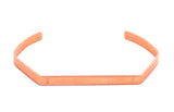 Copper Cuff Blank - 5 Raw Copper Cuff Bracelet Blanks Bangles (4x135x1mm)