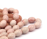 Pink 16x12 mm Barrel Gemstone Beads-Full Strand 15.5 inches G196 T037