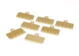 Brass Bracelet Part, 30 Raw Brass Bracelet Parts Connectors (20x10x0.80mm)  Brc247--D0418