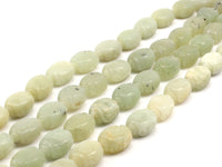 Full Strand Olive Jade 18mm  Barrel Beads G450